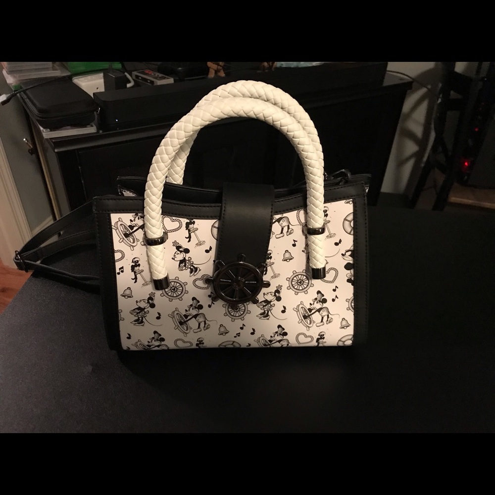 Disney Steamboat Willie Loungefly Crossbody Purse